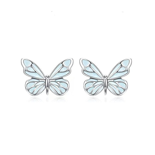Boucles d’oreilles Papillon Lumineux (ARGENT 925)
