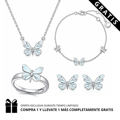 Ensemble Papillon Lumineux (ARGENT 925)